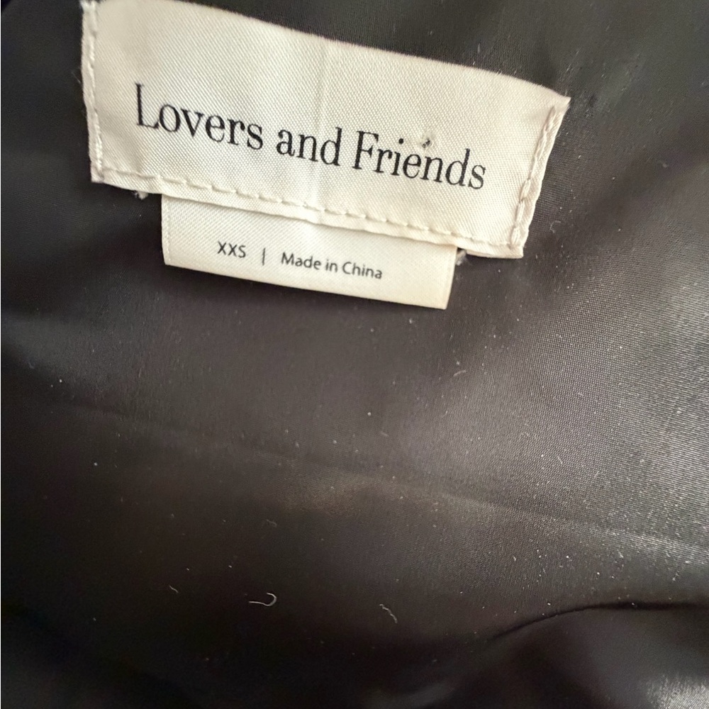 Lovers and Friends Metallic Puffer Jacket Sz XXS - Picture 13 of 14